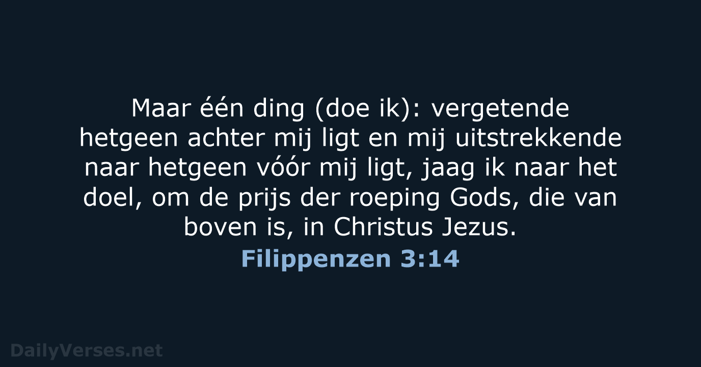Filippenzen 3:14 - NBG