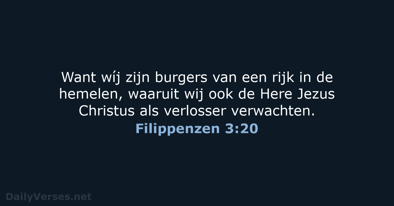Filippenzen 3:20 - NBG