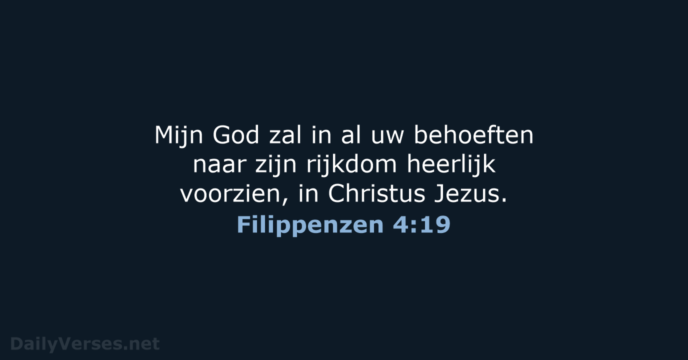 Filippenzen 4:19 - NBG