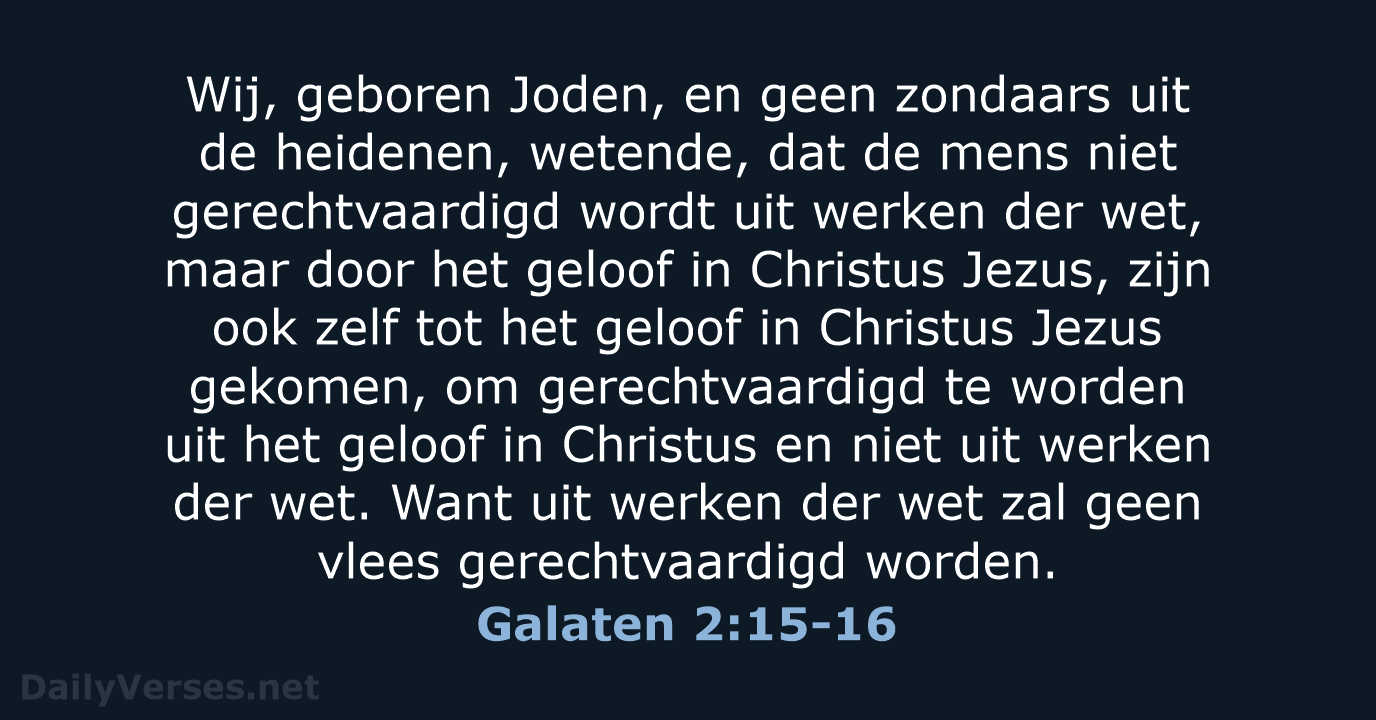 Galaten 2:15-16 - NBG