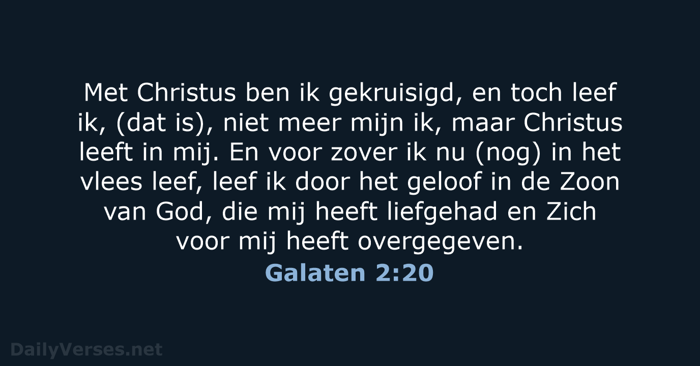 Galaten 2:20 - NBG