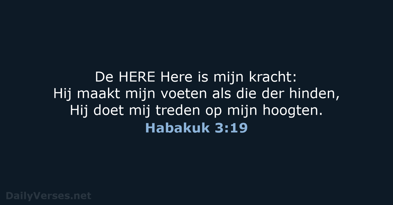 Habakuk 3:19 - NBG