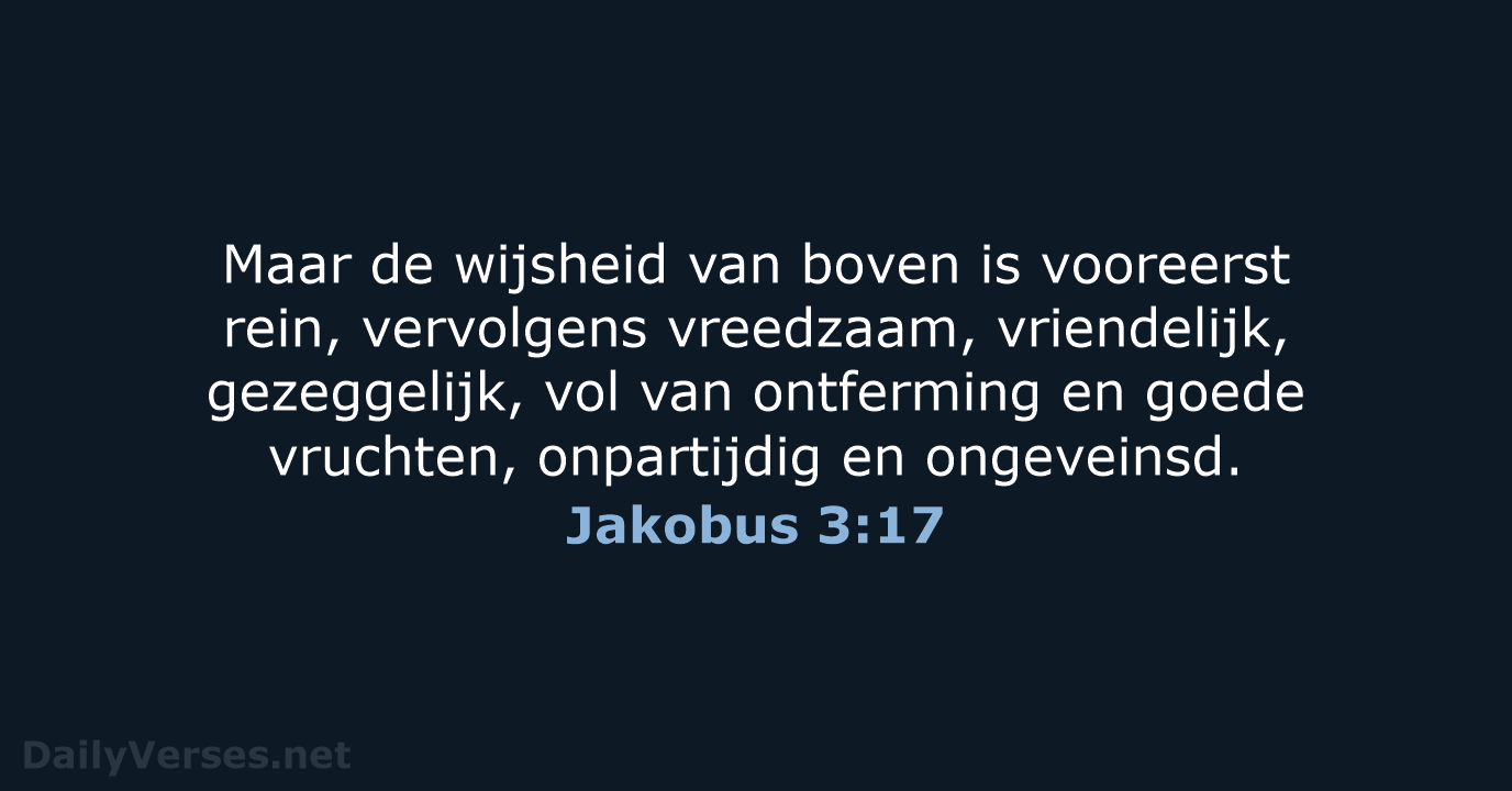 Jakobus 3:17 - NBG