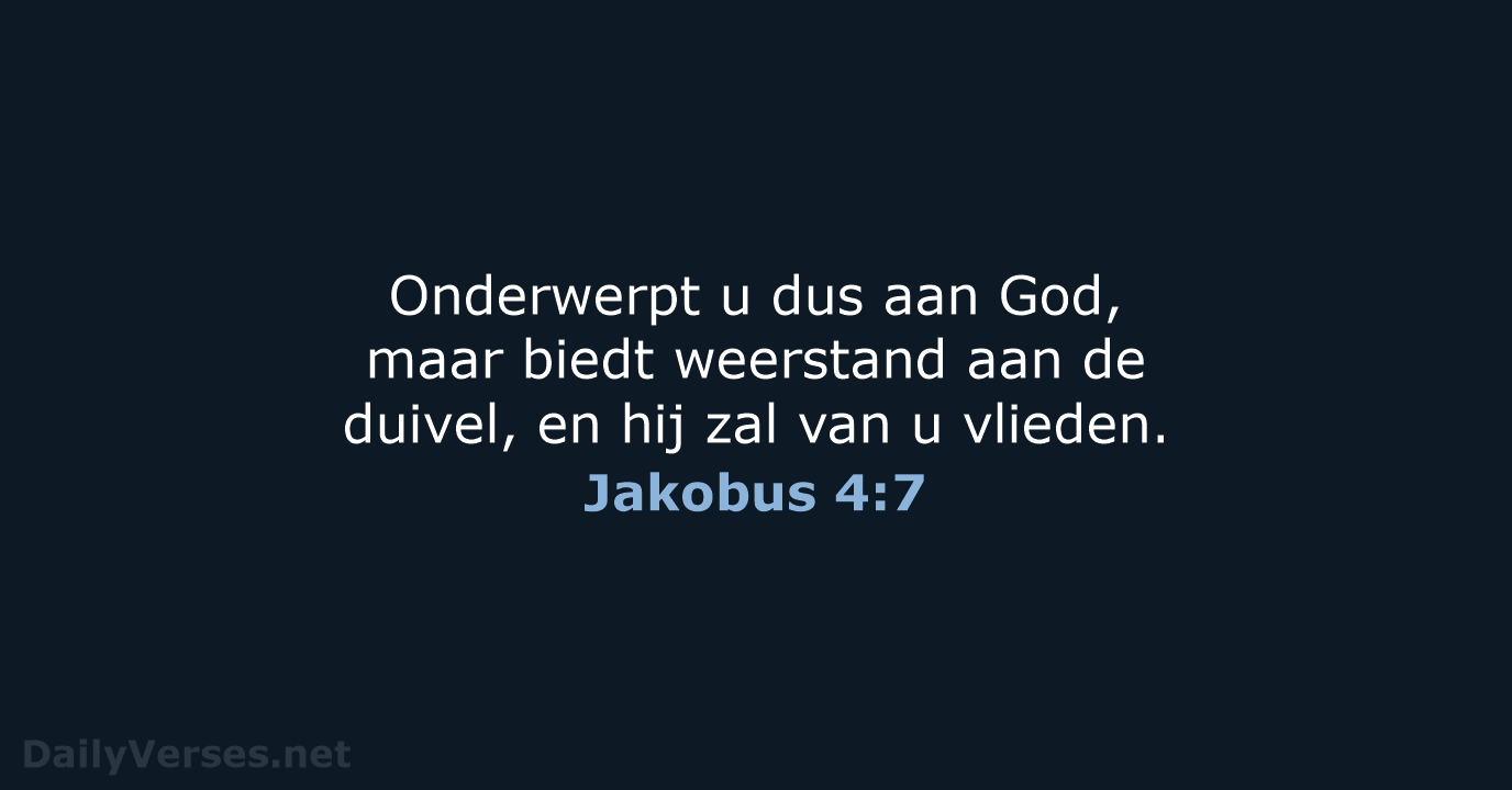 Jakobus 4:7 - NBG