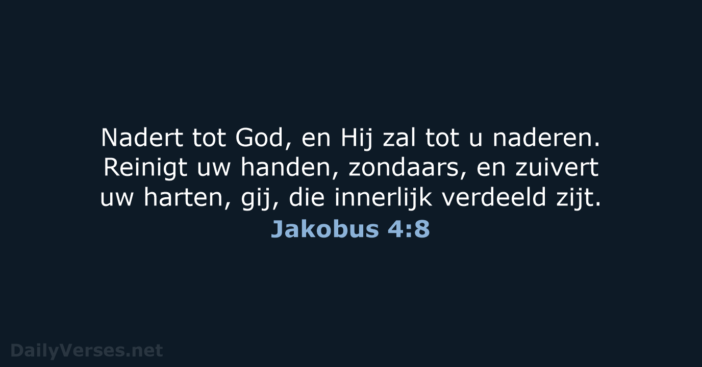 Jakobus 4:8 - NBG