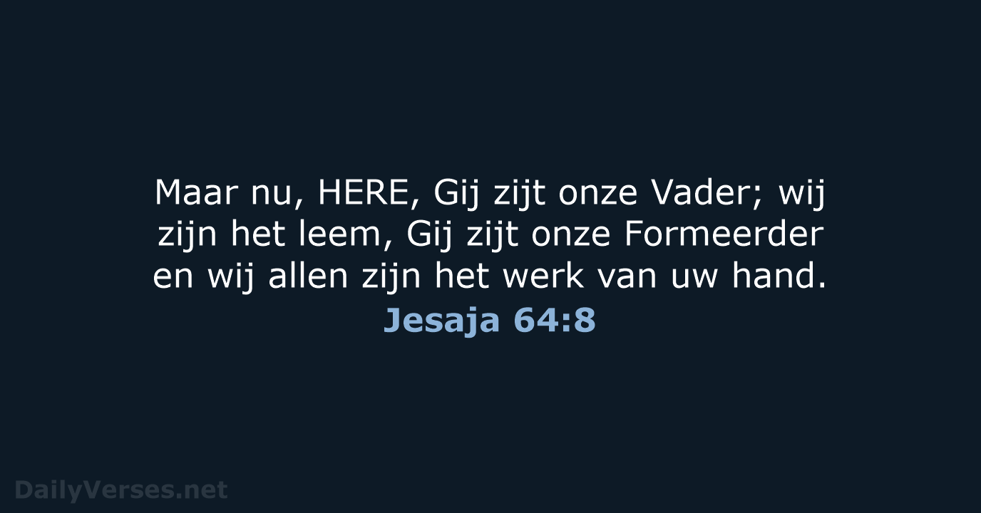 Jesaja 64:8 - NBG