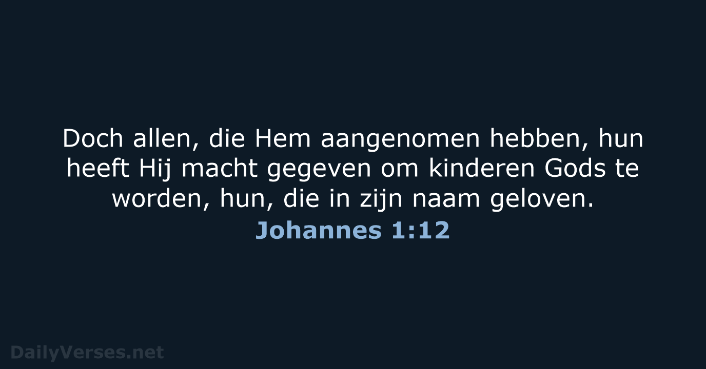 Johannes 1:12 - NBG