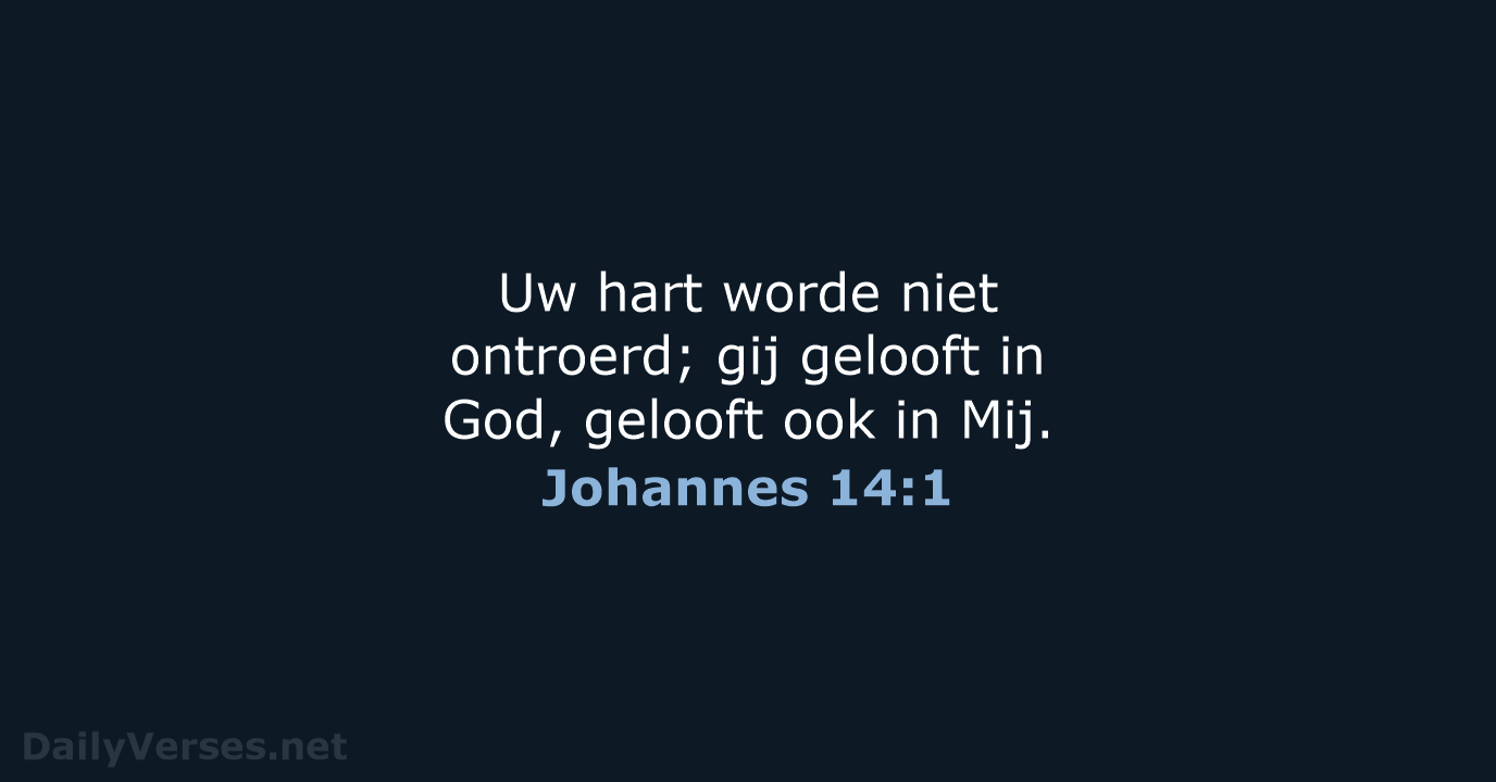 Johannes 14:1 - NBG