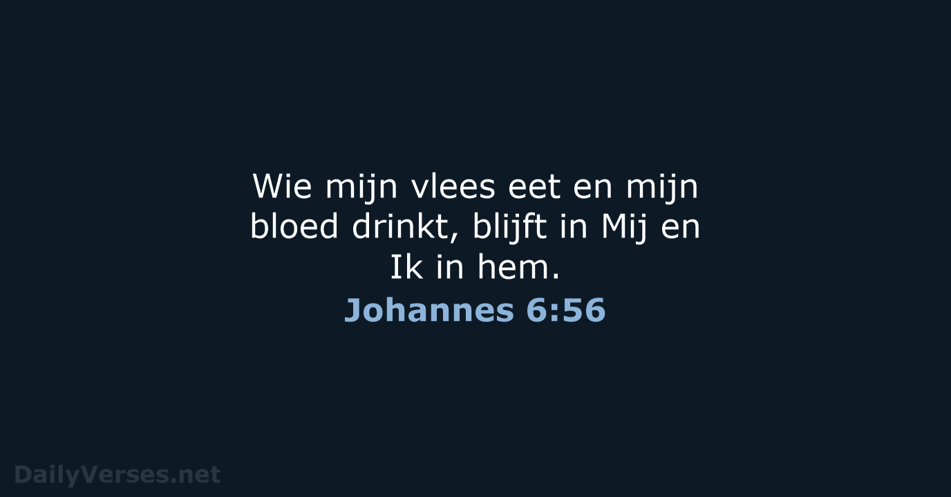 Johannes 6:56 - NBG