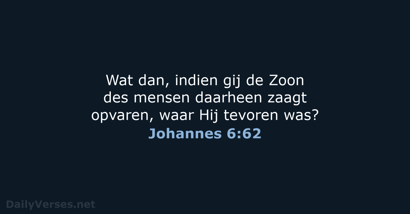 Johannes 6:62 - NBG
