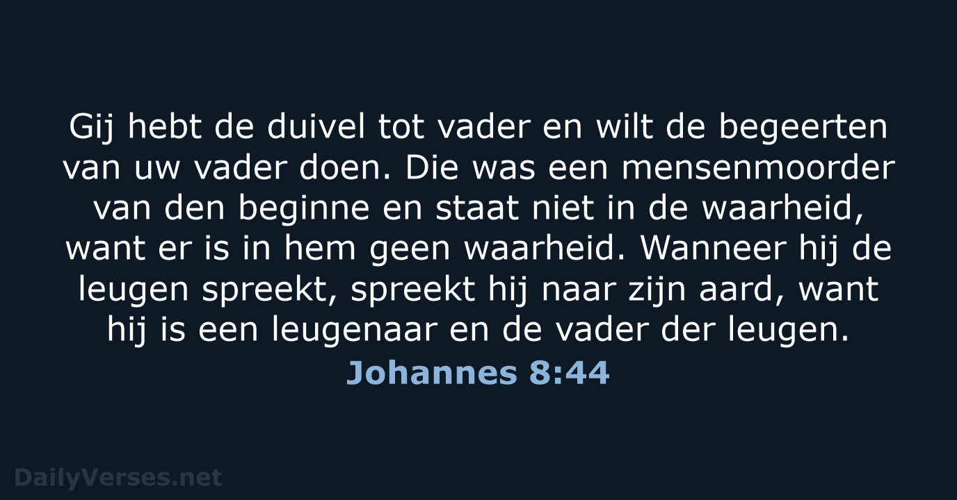 Johannes 8:44 - NBG