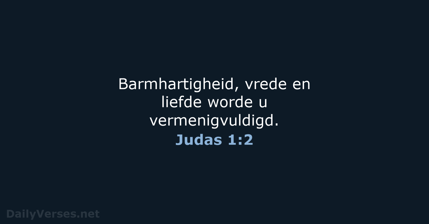 Judas 1:2 - NBG