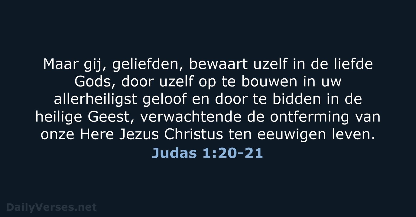 Judas 1:20-21 - NBG