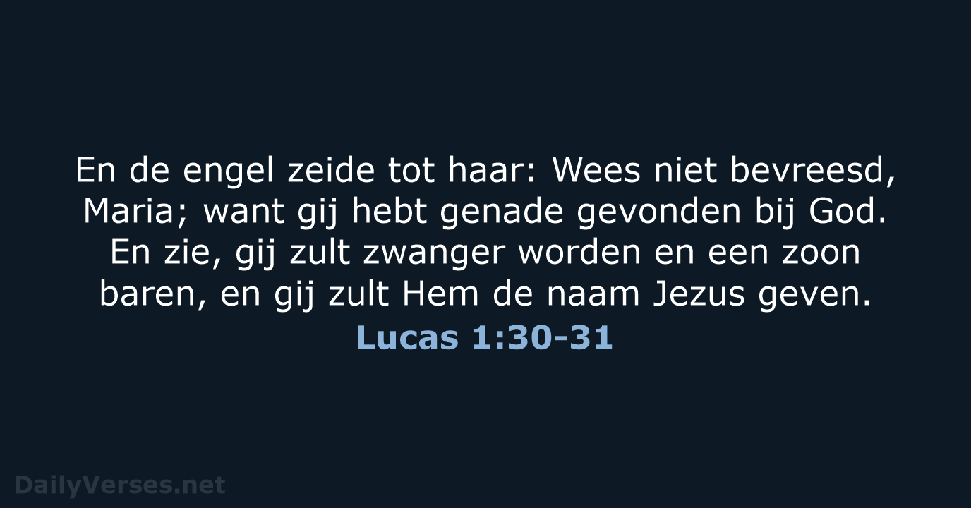 Lucas 1:30-31 - NBG
