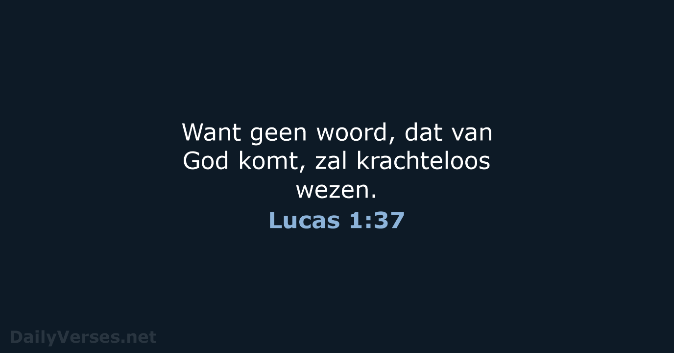 Lucas 1:37 - NBG