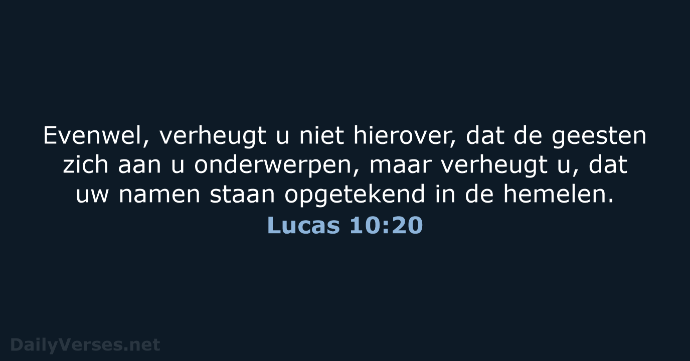 Lucas 10:20 - NBG