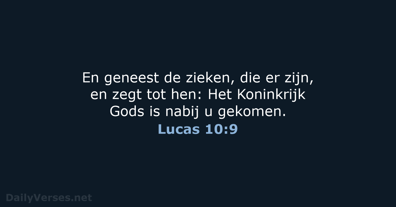 Lucas 10:9 - NBG