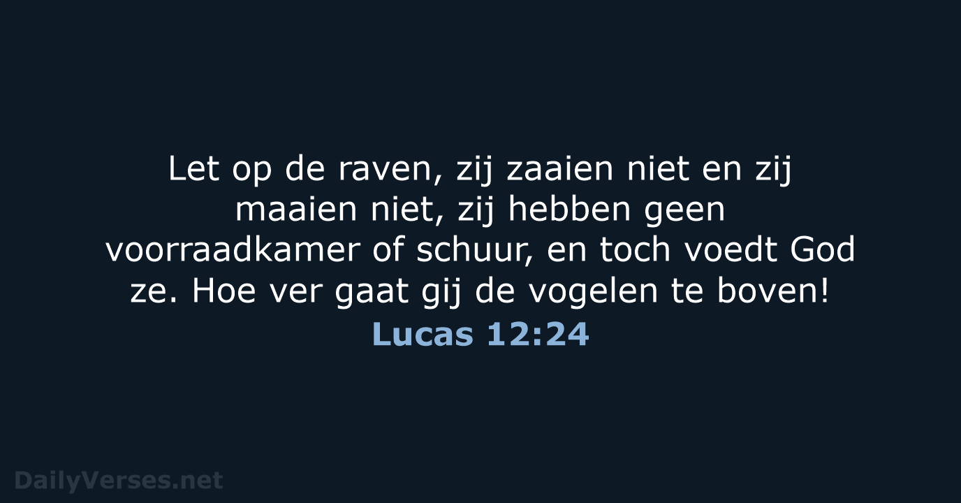 Lucas 12:24 - NBG