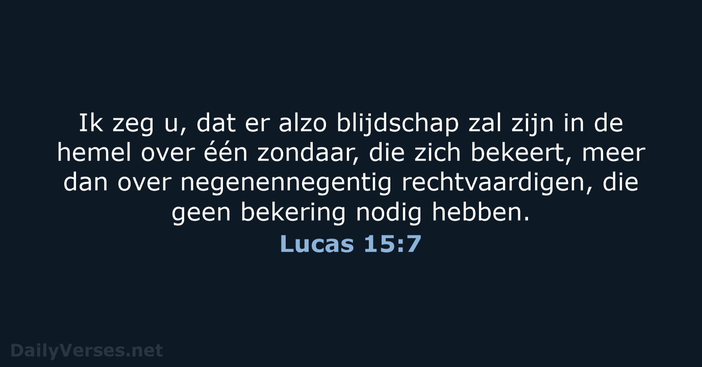 Lucas 15:7 - NBG