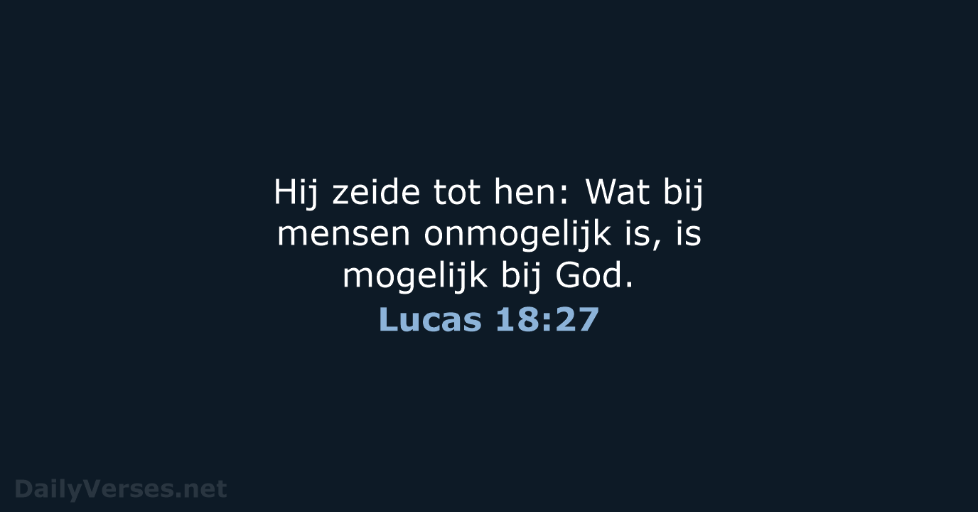 Lucas 18:27 - NBG