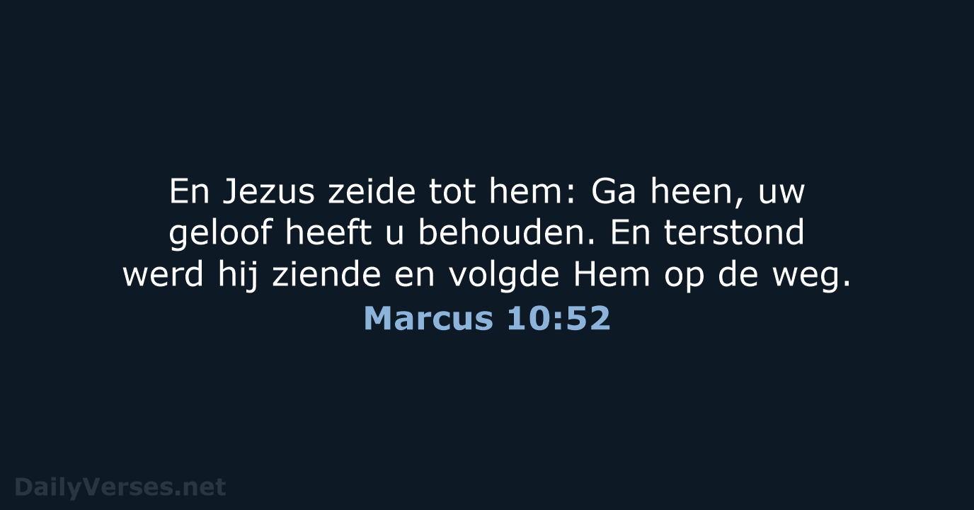 Marcus 10:52 - NBG