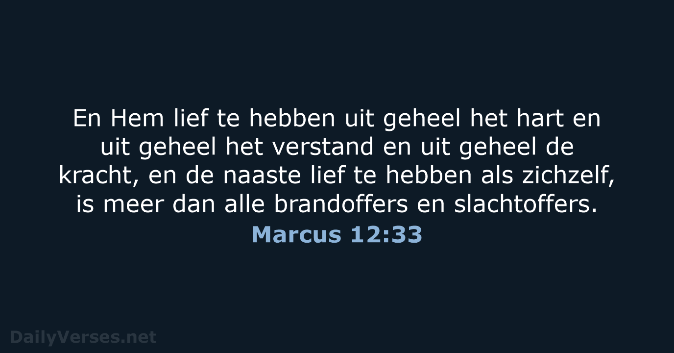 Marcus 12:33 - NBG