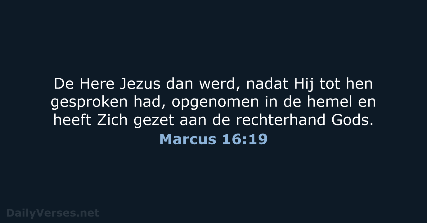 Marcus 16:19 - NBG