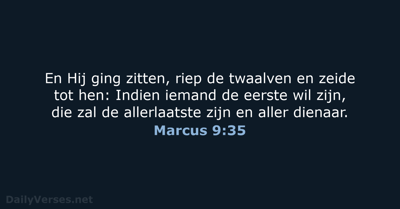 Marcus 9:35 - NBG