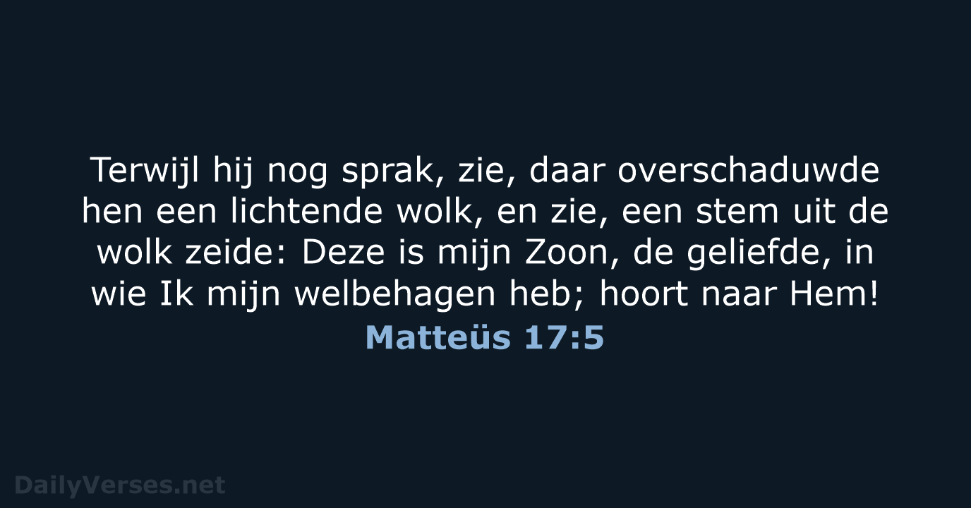 Matteüs 17:5 - NBG