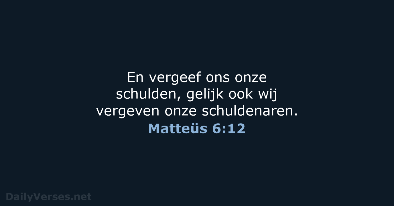 Matteüs 6:12 - NBG