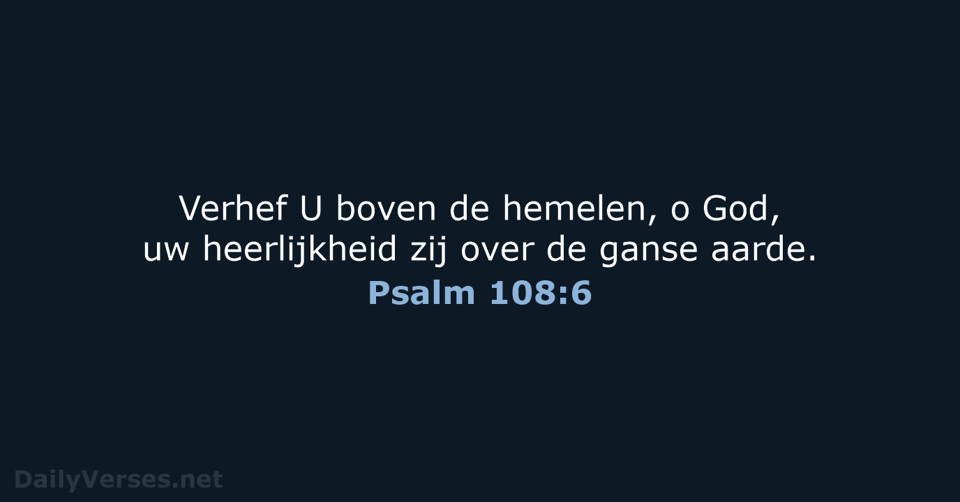 Psalm 108:6 - NBG