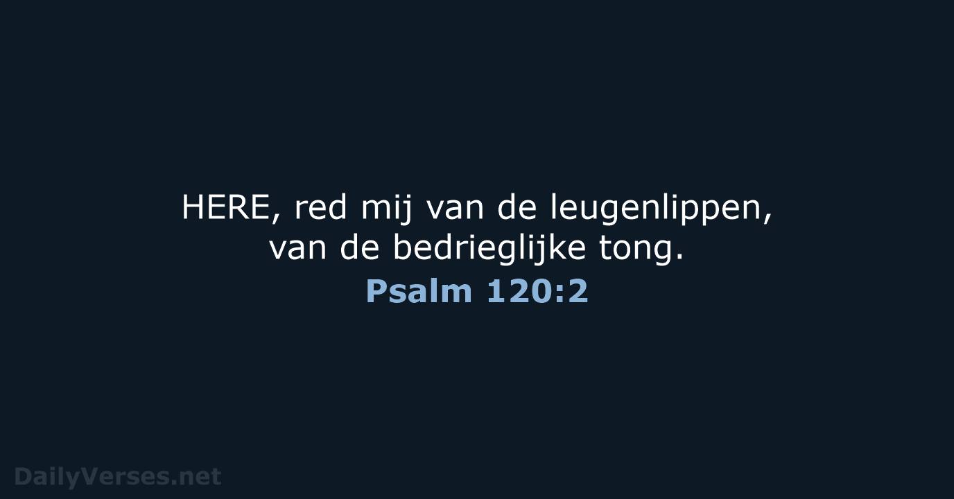 Psalm 120:2 - NBG
