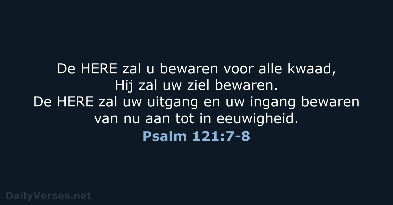Psalm 121:7-8 - NBG