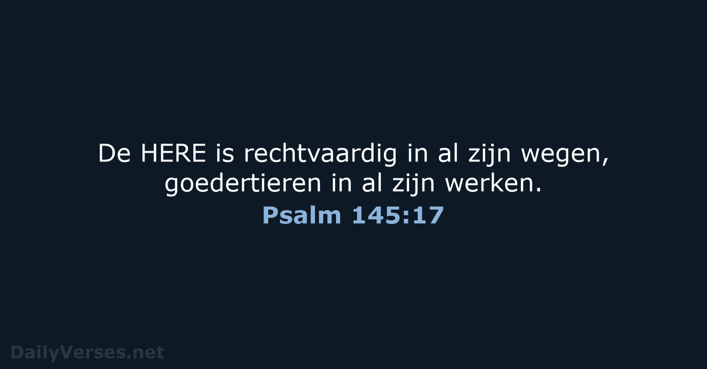 Psalm 145:17 - NBG