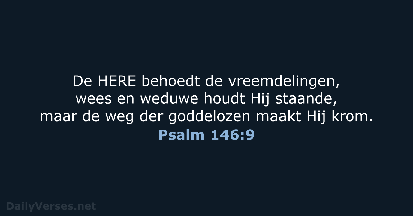Psalm 146:9 - NBG