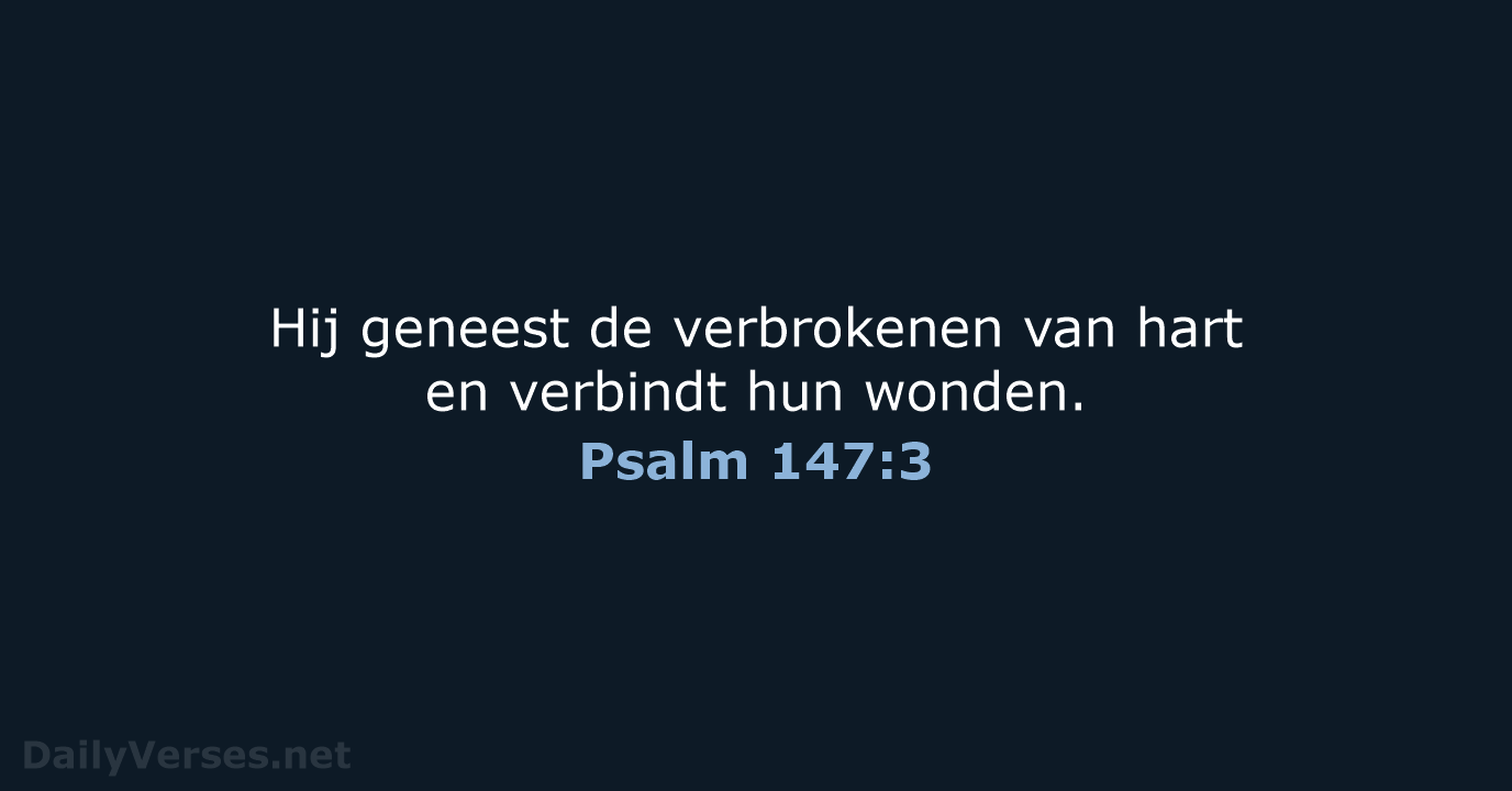 Psalm 147:3 - NBG