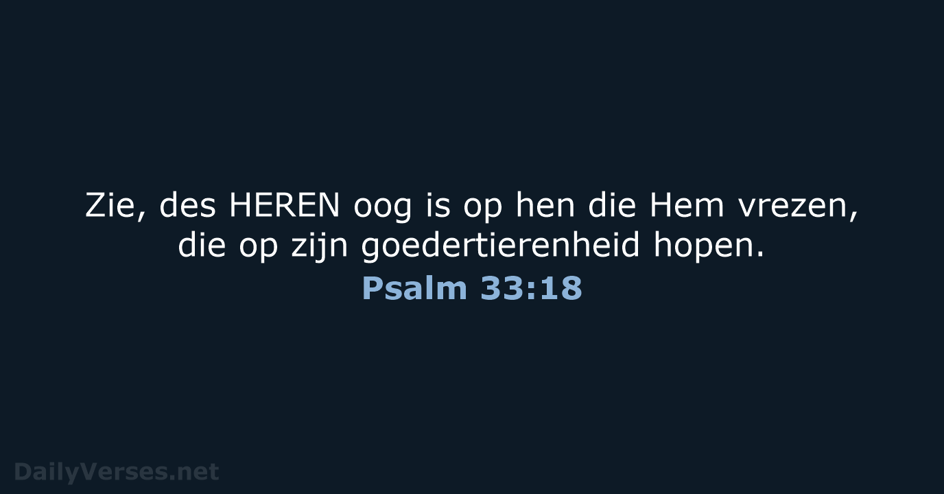 Psalm 33:18 - NBG