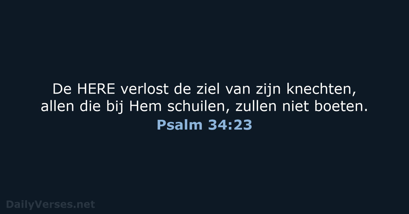 Psalm 34:23 - NBG