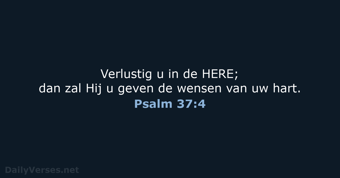 Psalm 37:4 - NBG