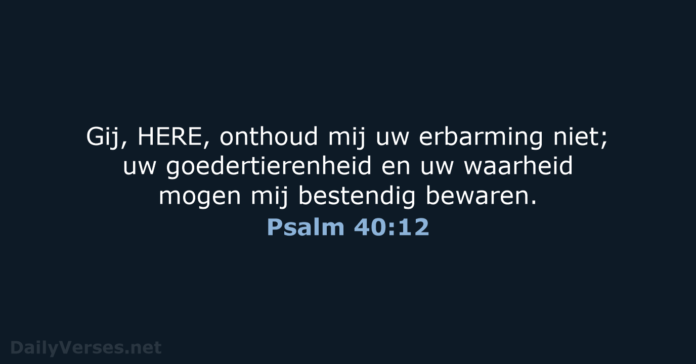 Psalm 40:12 - NBG