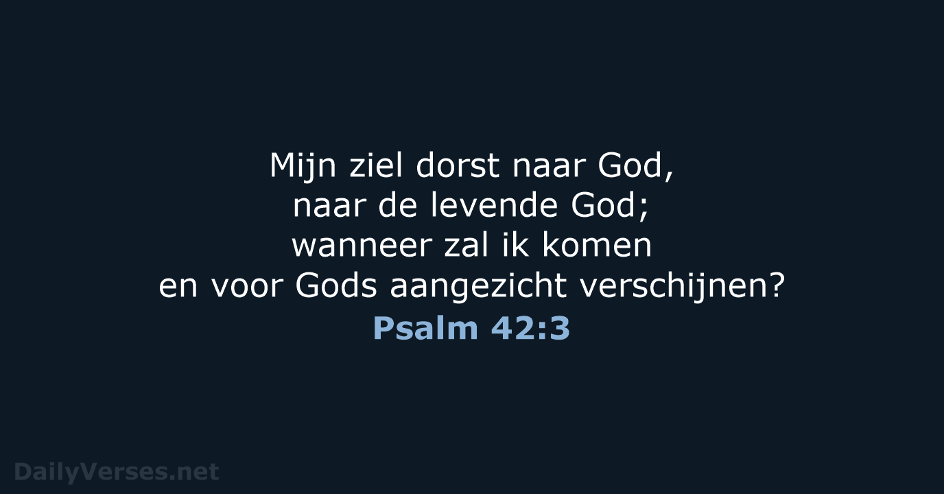 Psalm 42:3 - NBG