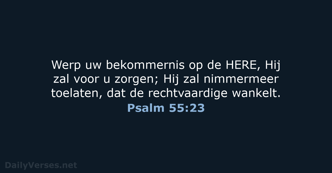 Psalm 55:23 - NBG