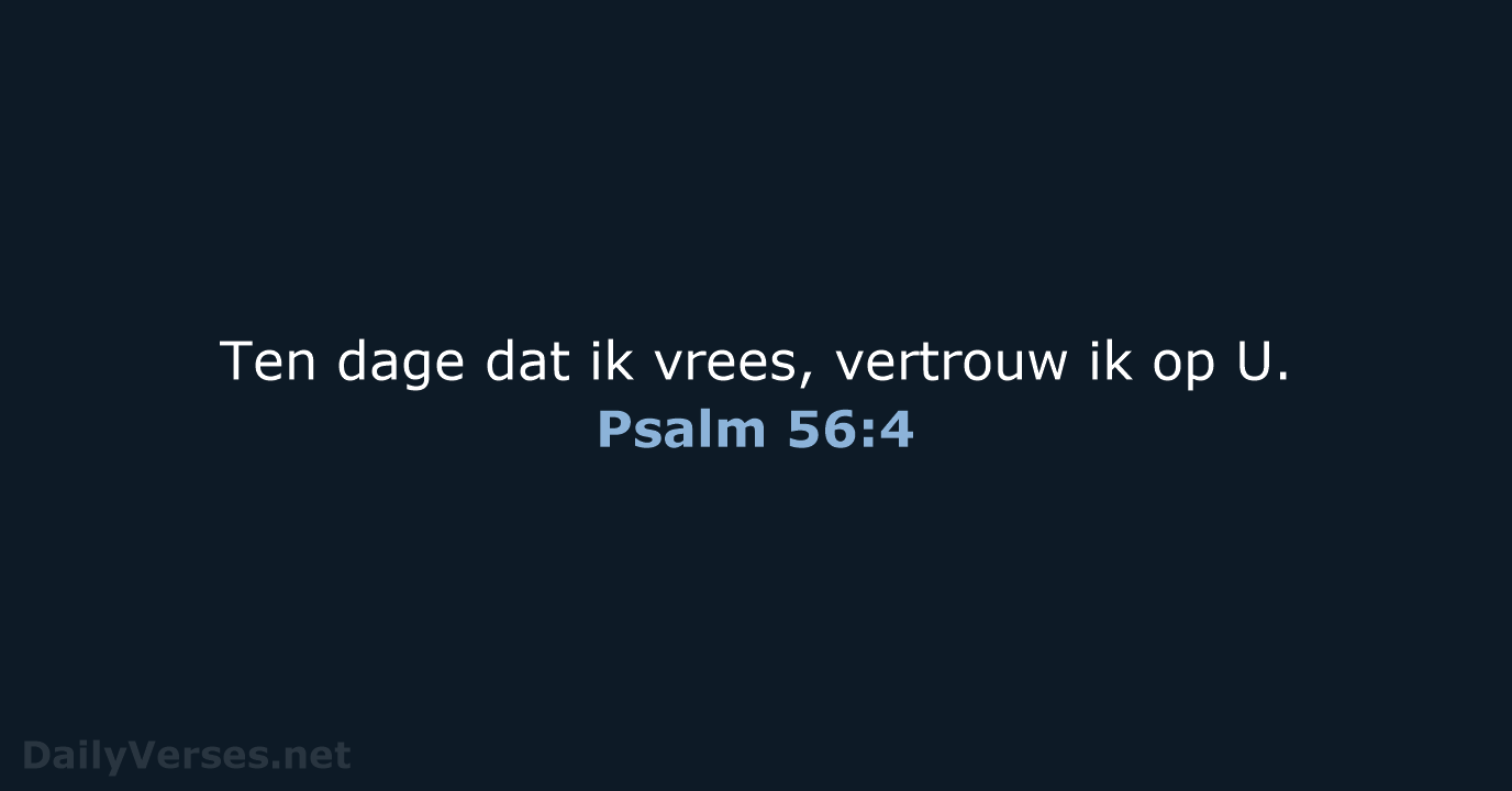 Psalm 56:4 - NBG