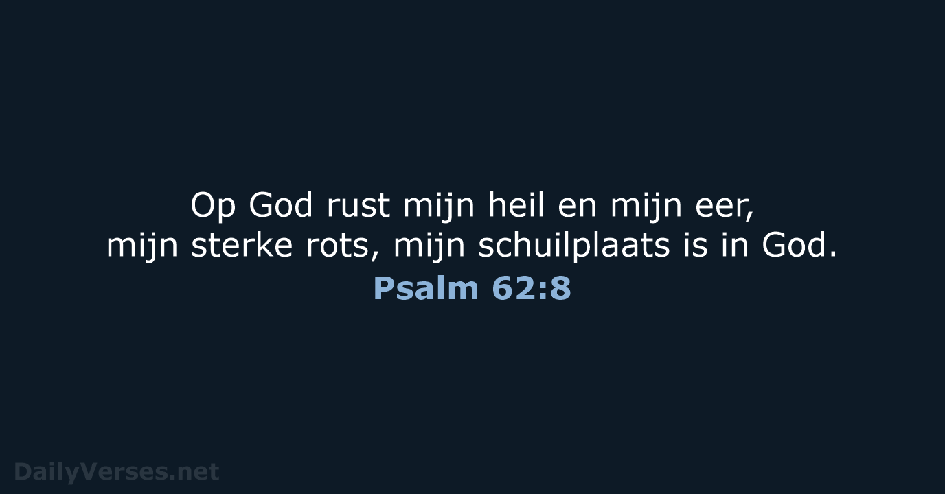 Psalm 62:8 - NBG