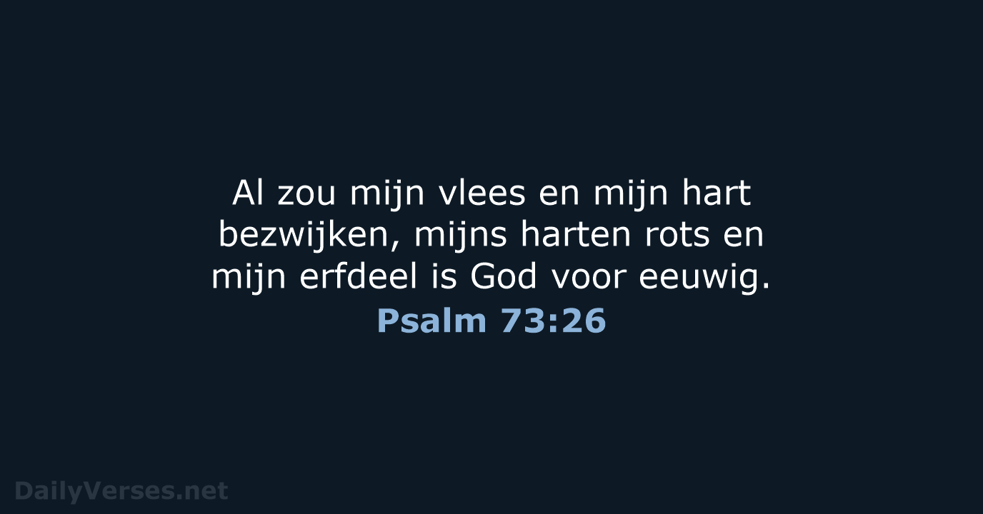 Psalm 73:26 - NBG