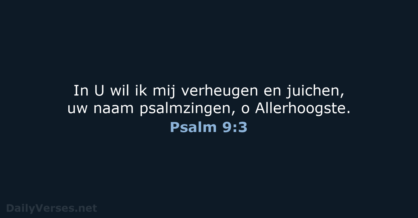 Psalm 9:3 - NBG