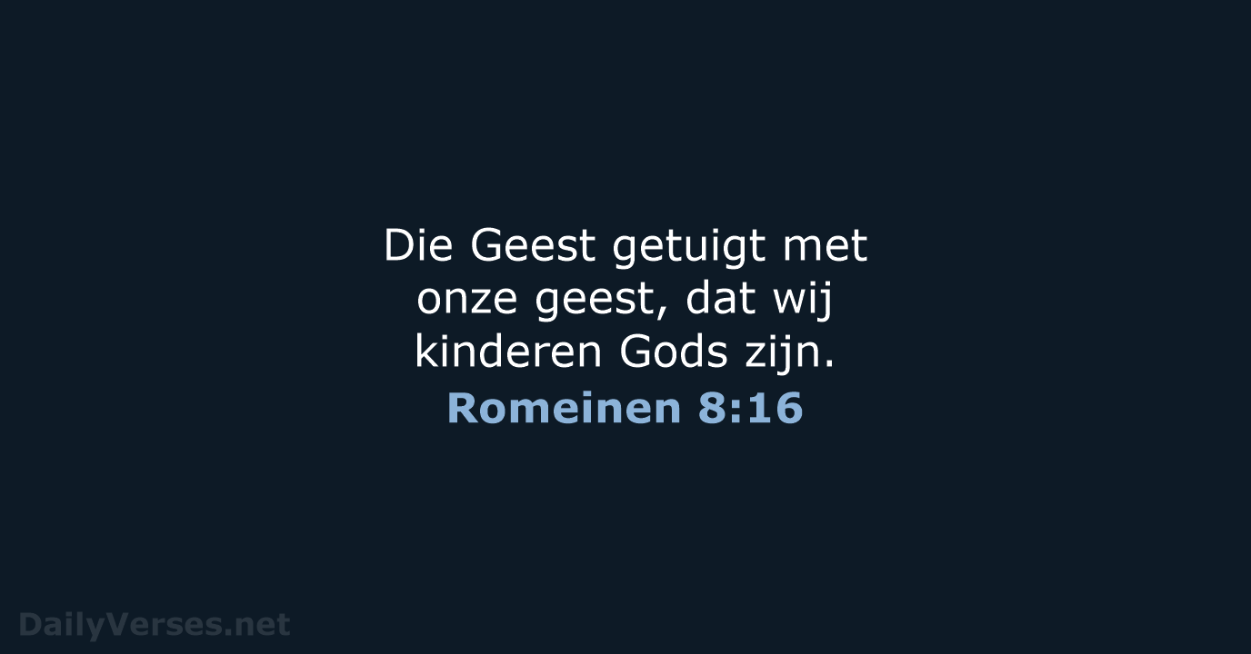 Romeinen 8:16 - NBG