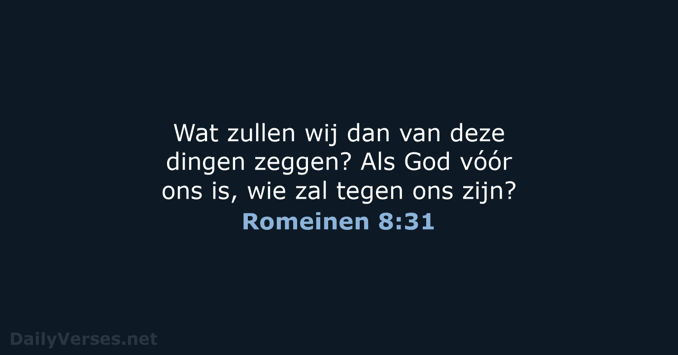 Romeinen 8:31 - NBG
