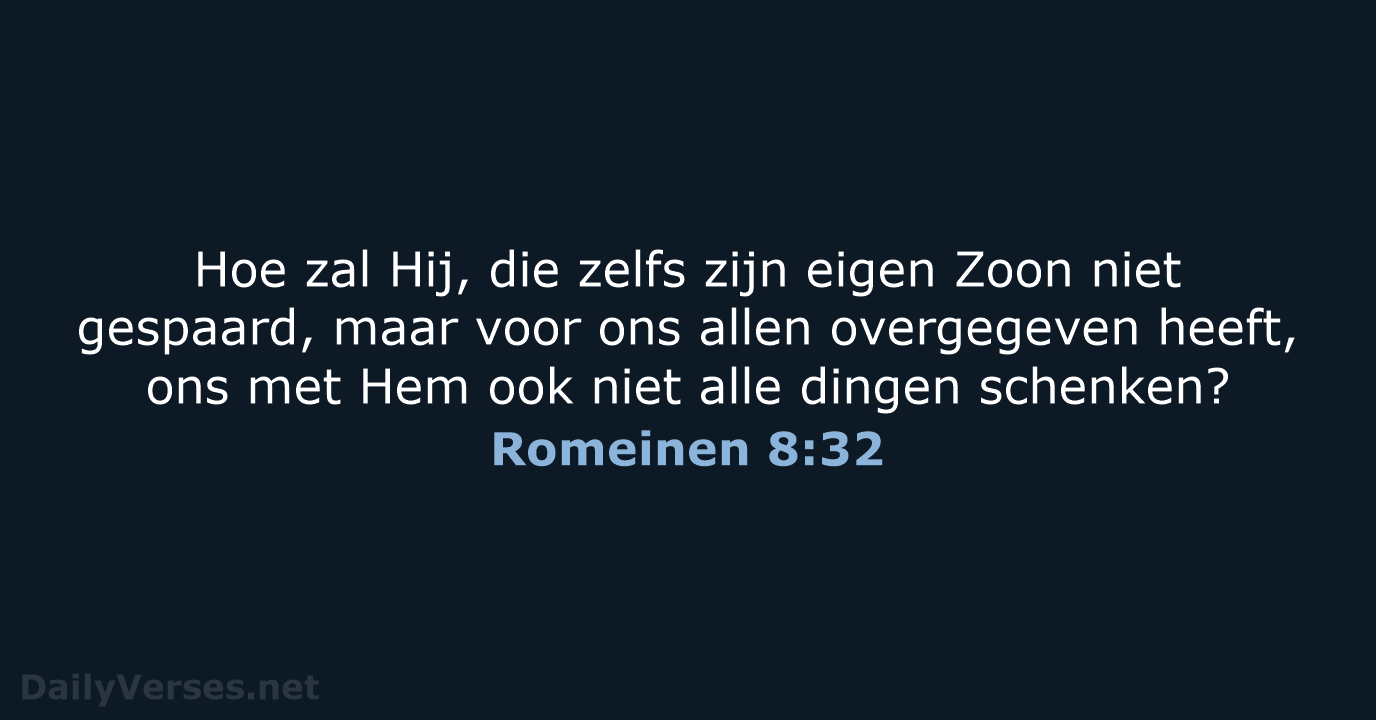 Romeinen 8:32 - NBG