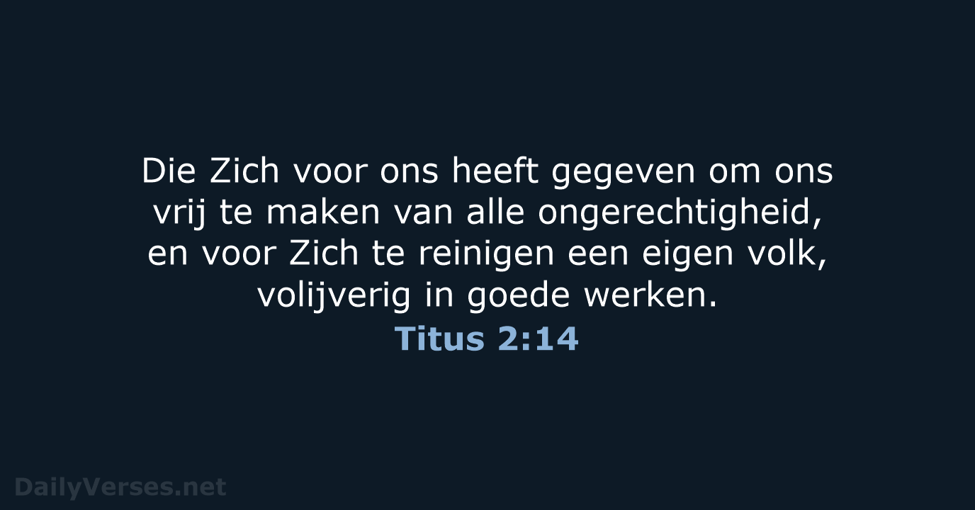 Titus 2:14 - NBG
